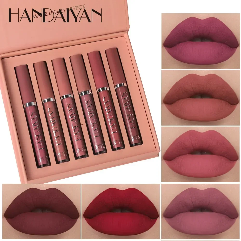 Lip Tint Korean - HANDAIYAN 6 PZ Set di rossetti