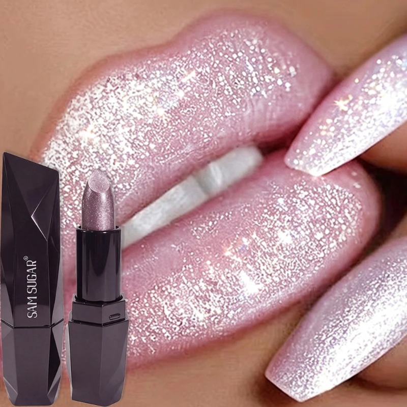 Lip Tint Korean - Rossetto Vellutato Metallizzato Rosa Perlato in
