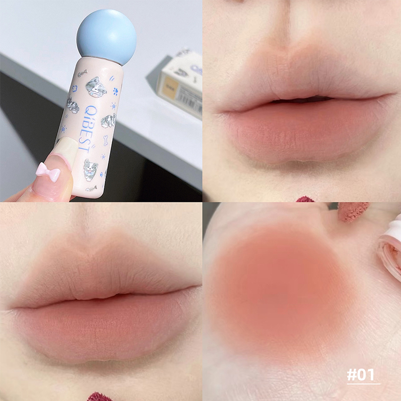 QIBEST Nude Matte Lip Fango Ro - Lip Tint Korean recensione e prezzo
