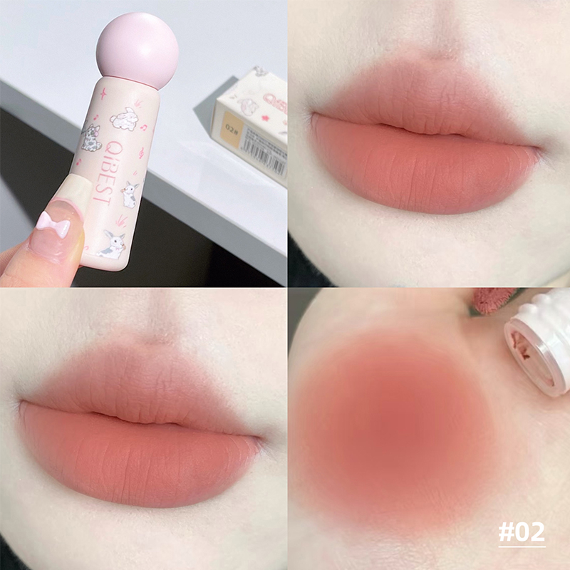QIBEST Nude Matte Lip Fango Ro - Lip Tint Korean recensione e prezzo